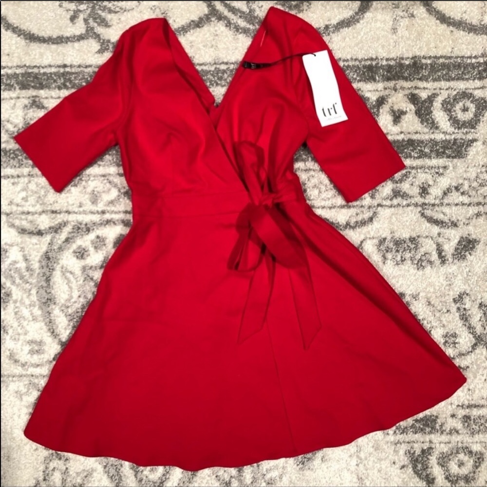 Red Zara dress size small